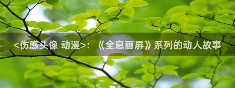 拷贝漫画 copymanager.ory网站：<伤感头像 动漫>：《全息画屏》系列的动人故事